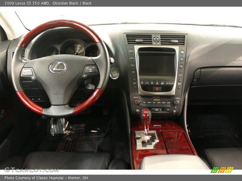Obsidian Black / Black 2009 Lexus GS 350 AWD