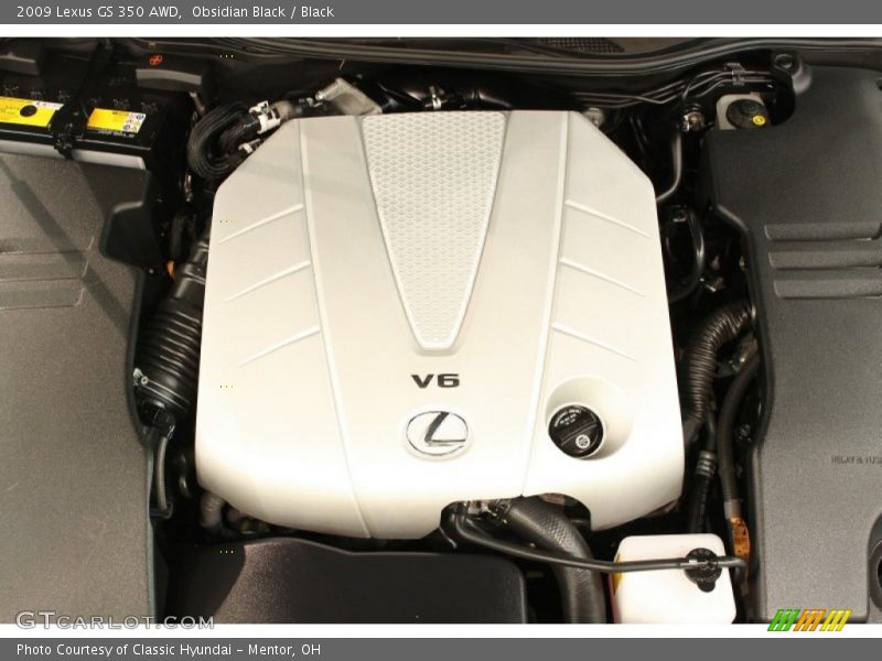 Obsidian Black / Black 2009 Lexus GS 350 AWD