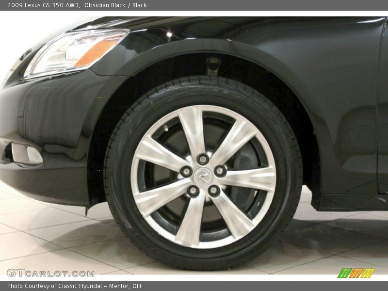 Obsidian Black / Black 2009 Lexus GS 350 AWD