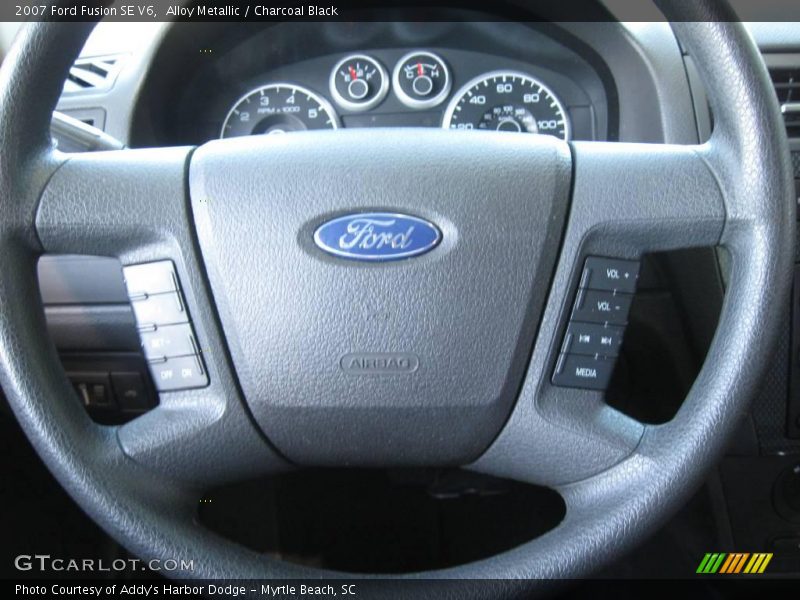 Alloy Metallic / Charcoal Black 2007 Ford Fusion SE V6