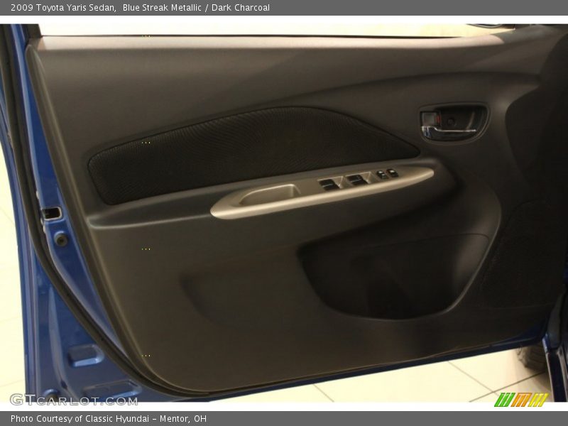 Blue Streak Metallic / Dark Charcoal 2009 Toyota Yaris Sedan