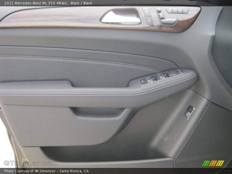 Black / Black 2012 Mercedes-Benz ML 350 4Matic