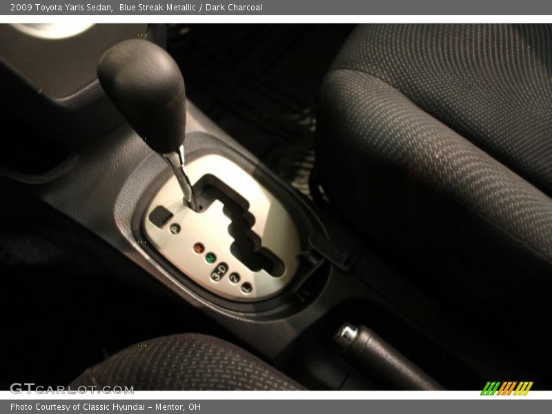 Blue Streak Metallic / Dark Charcoal 2009 Toyota Yaris Sedan