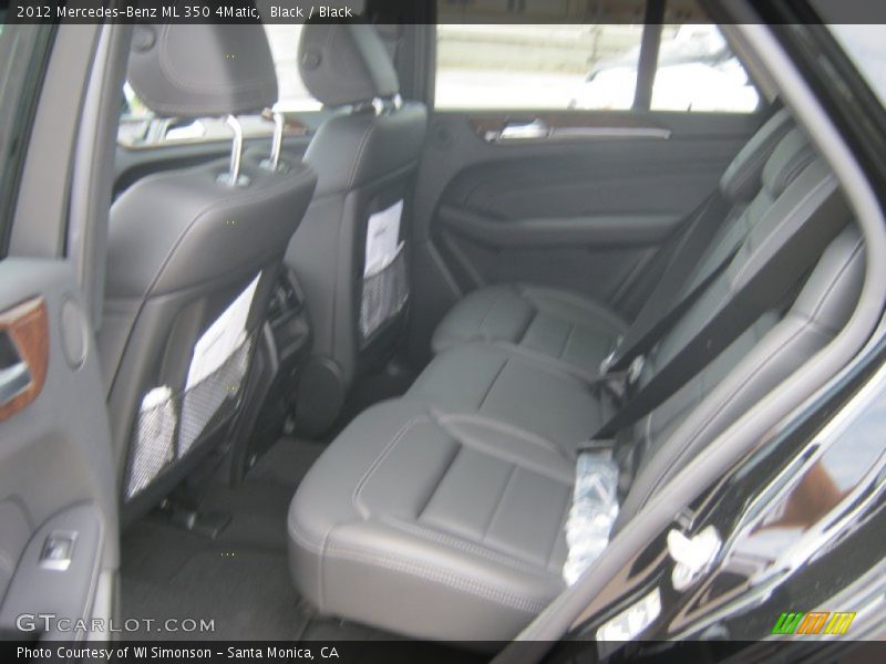 Black / Black 2012 Mercedes-Benz ML 350 4Matic