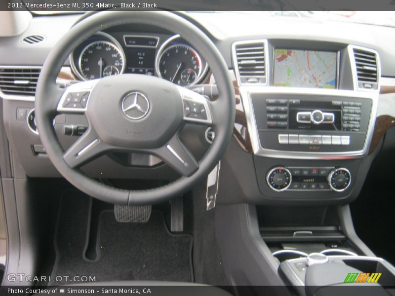 Black / Black 2012 Mercedes-Benz ML 350 4Matic