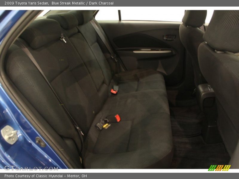 Blue Streak Metallic / Dark Charcoal 2009 Toyota Yaris Sedan