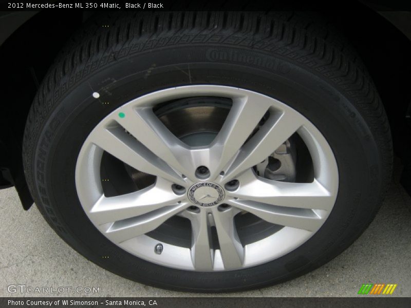 Black / Black 2012 Mercedes-Benz ML 350 4Matic