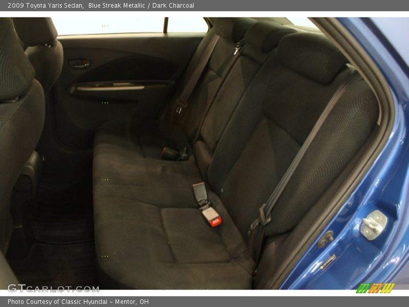 Blue Streak Metallic / Dark Charcoal 2009 Toyota Yaris Sedan