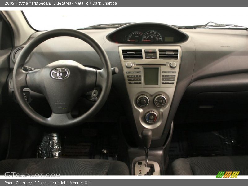 Blue Streak Metallic / Dark Charcoal 2009 Toyota Yaris Sedan