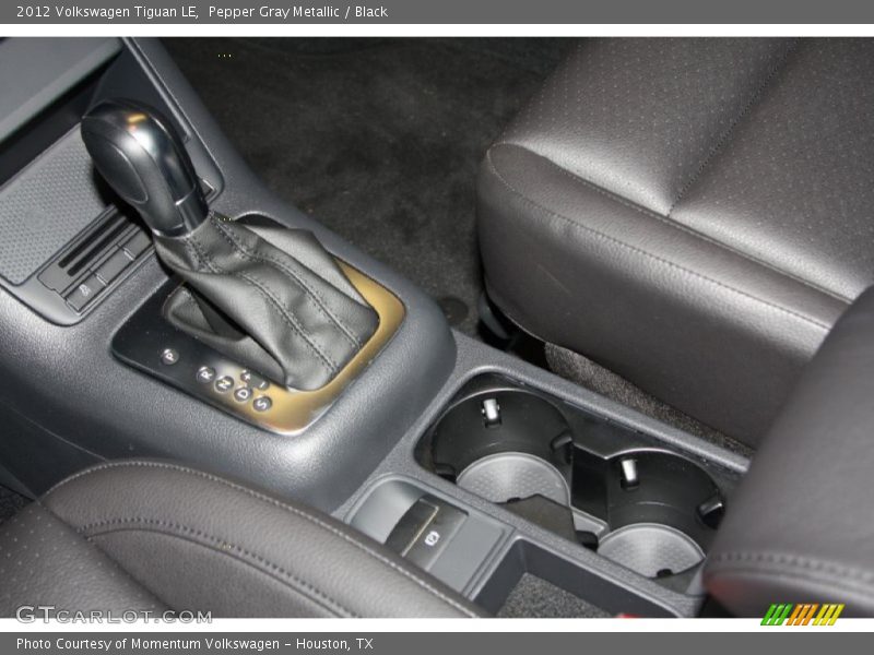 Pepper Gray Metallic / Black 2012 Volkswagen Tiguan LE