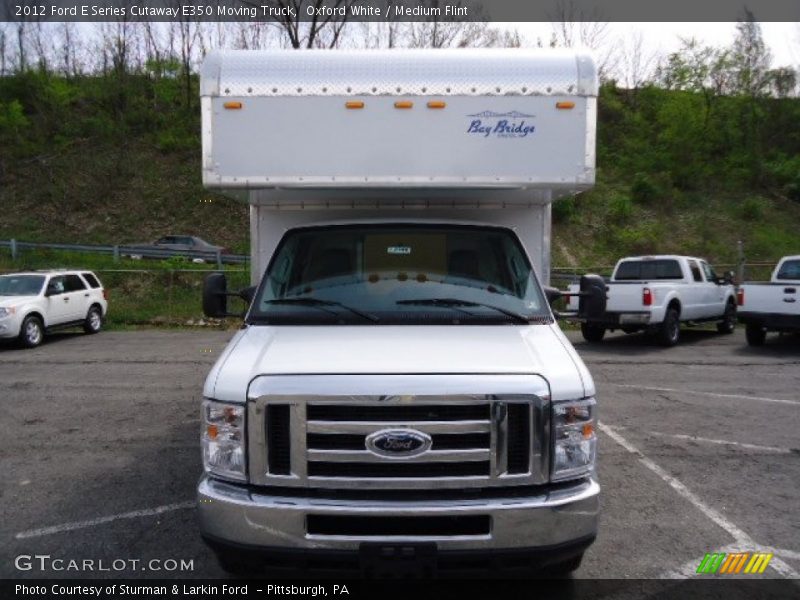 Oxford White / Medium Flint 2012 Ford E Series Cutaway E350 Moving Truck