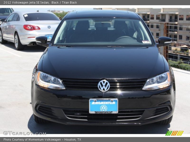 Black / Titan Black 2012 Volkswagen Jetta SE Sedan