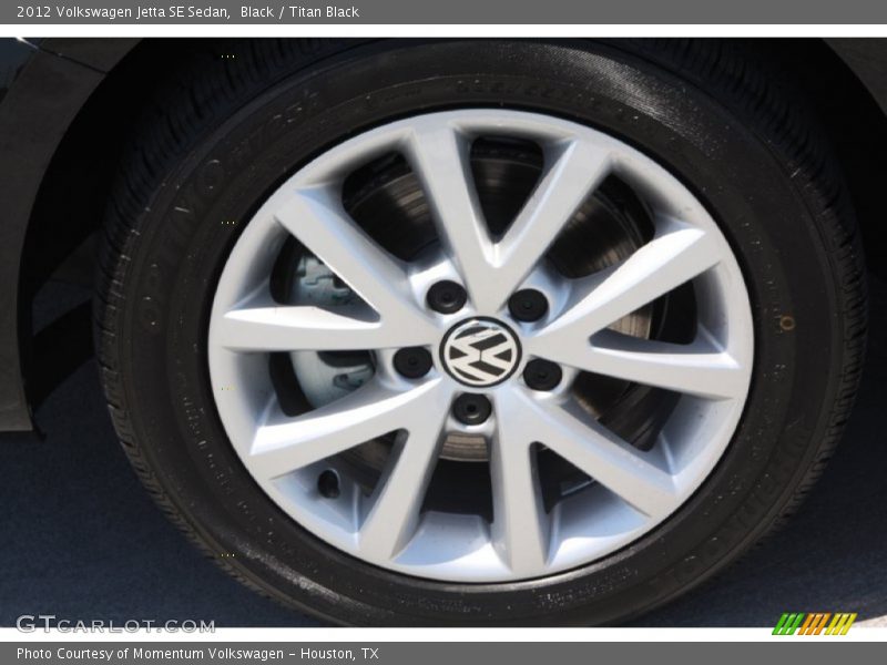 Black / Titan Black 2012 Volkswagen Jetta SE Sedan
