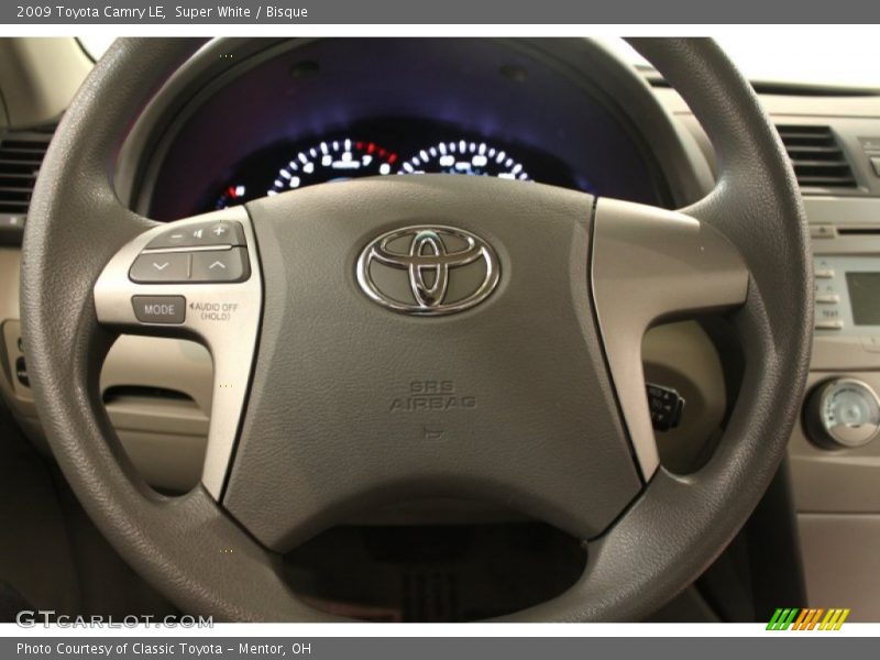 Super White / Bisque 2009 Toyota Camry LE
