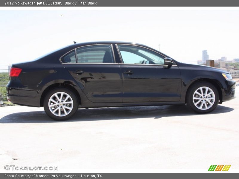Black / Titan Black 2012 Volkswagen Jetta SE Sedan