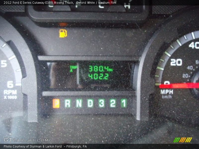 Oxford White / Medium Flint 2012 Ford E Series Cutaway E350 Moving Truck