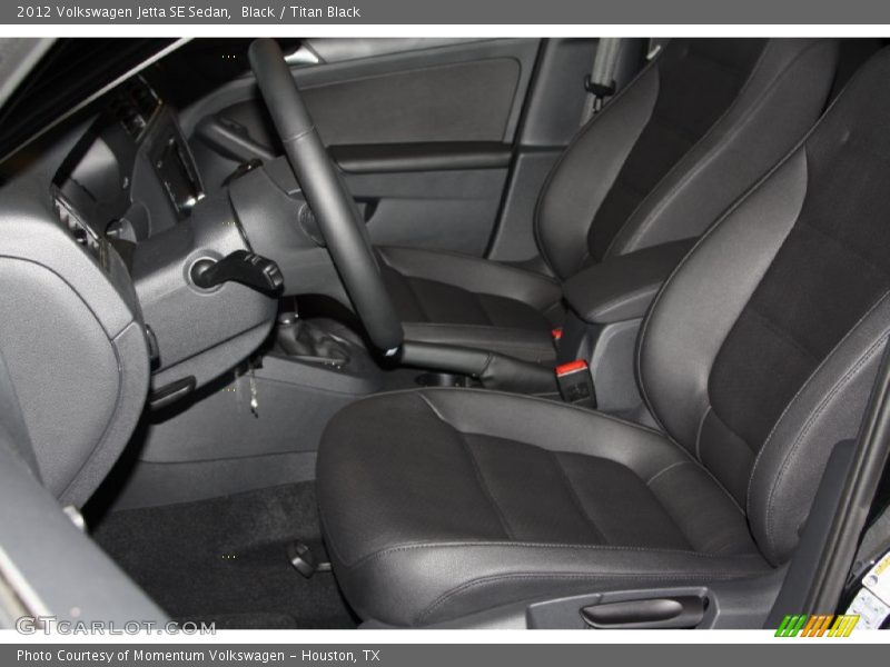 Black / Titan Black 2012 Volkswagen Jetta SE Sedan