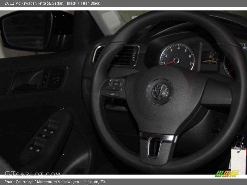 Black / Titan Black 2012 Volkswagen Jetta SE Sedan