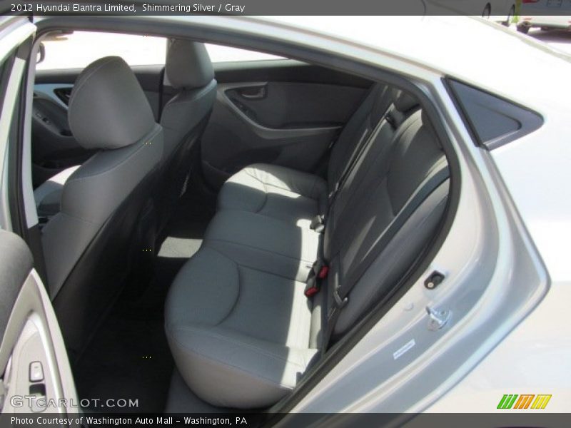 Shimmering Silver / Gray 2012 Hyundai Elantra Limited