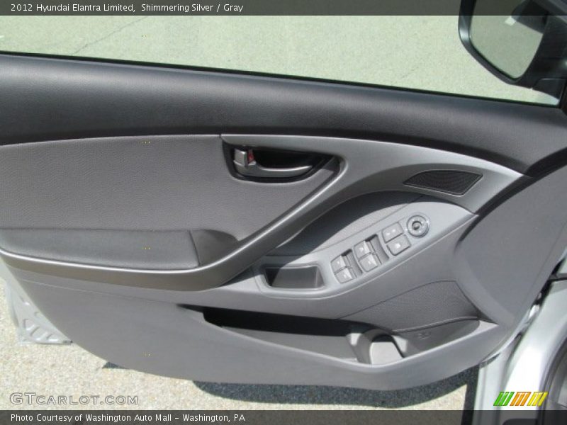 Shimmering Silver / Gray 2012 Hyundai Elantra Limited