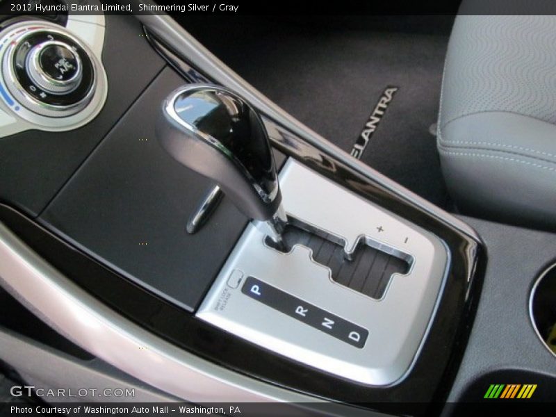 Shimmering Silver / Gray 2012 Hyundai Elantra Limited