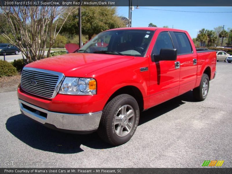 Bright Red / Medium/Dark Flint 2008 Ford F150 XLT SuperCrew
