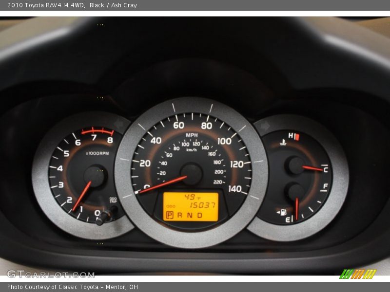 Black / Ash Gray 2010 Toyota RAV4 I4 4WD