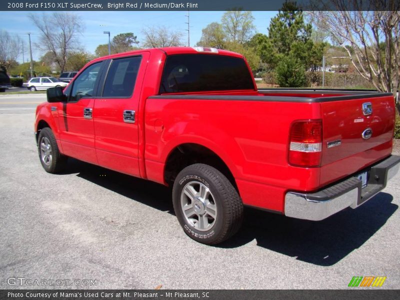 Bright Red / Medium/Dark Flint 2008 Ford F150 XLT SuperCrew