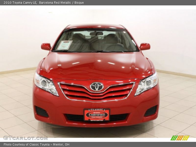 Barcelona Red Metallic / Bisque 2010 Toyota Camry LE
