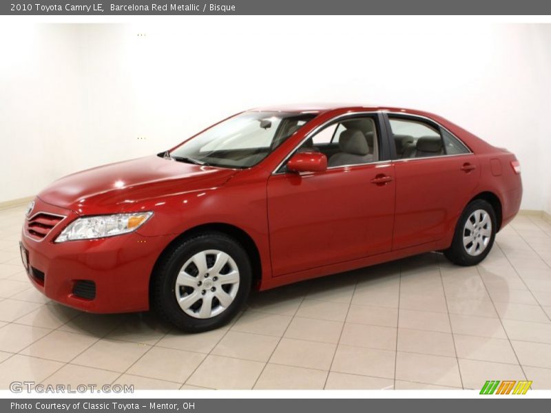 Barcelona Red Metallic / Bisque 2010 Toyota Camry LE