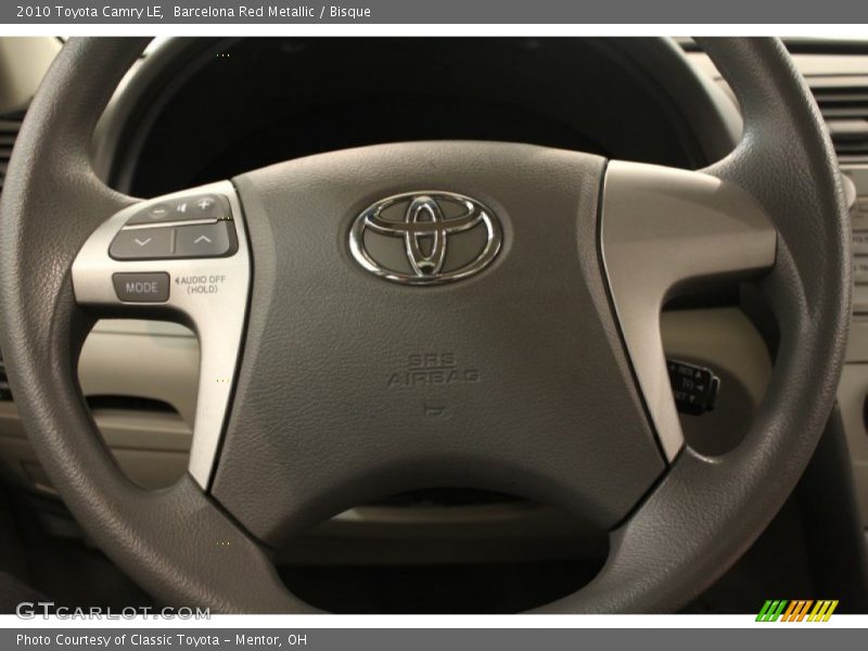 Barcelona Red Metallic / Bisque 2010 Toyota Camry LE