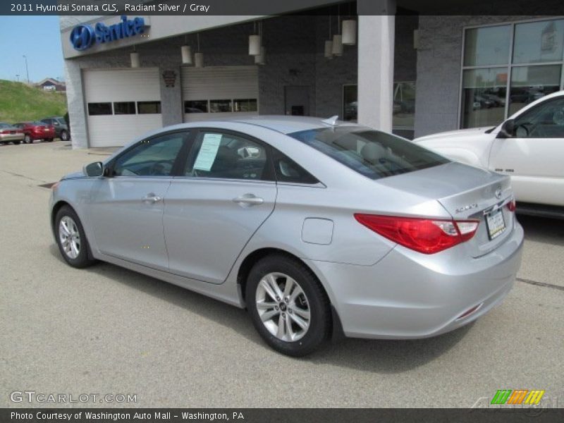 Radiant Silver / Gray 2011 Hyundai Sonata GLS