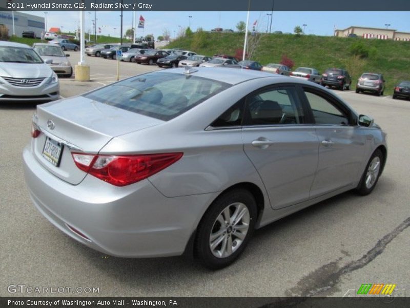 Radiant Silver / Gray 2011 Hyundai Sonata GLS