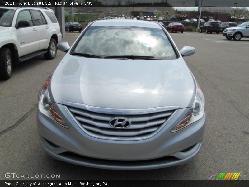 Radiant Silver / Gray 2011 Hyundai Sonata GLS