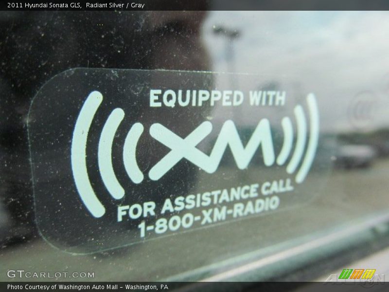 Radiant Silver / Gray 2011 Hyundai Sonata GLS