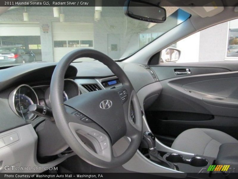 Radiant Silver / Gray 2011 Hyundai Sonata GLS