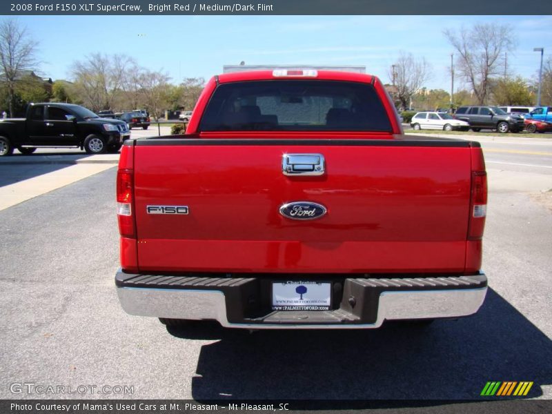 Bright Red / Medium/Dark Flint 2008 Ford F150 XLT SuperCrew
