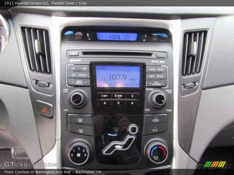 Radiant Silver / Gray 2011 Hyundai Sonata GLS