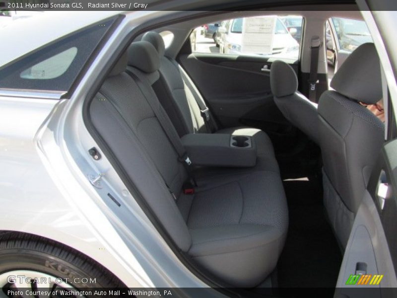 Radiant Silver / Gray 2011 Hyundai Sonata GLS
