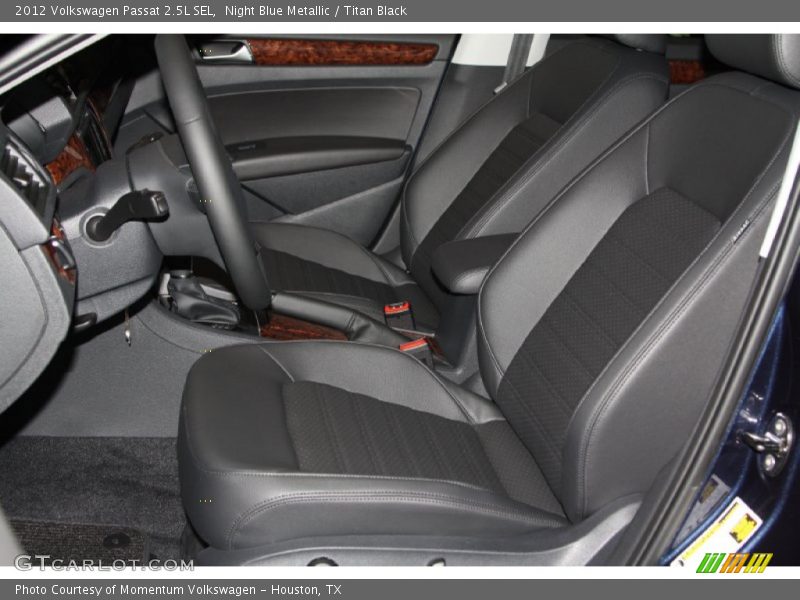 Night Blue Metallic / Titan Black 2012 Volkswagen Passat 2.5L SEL
