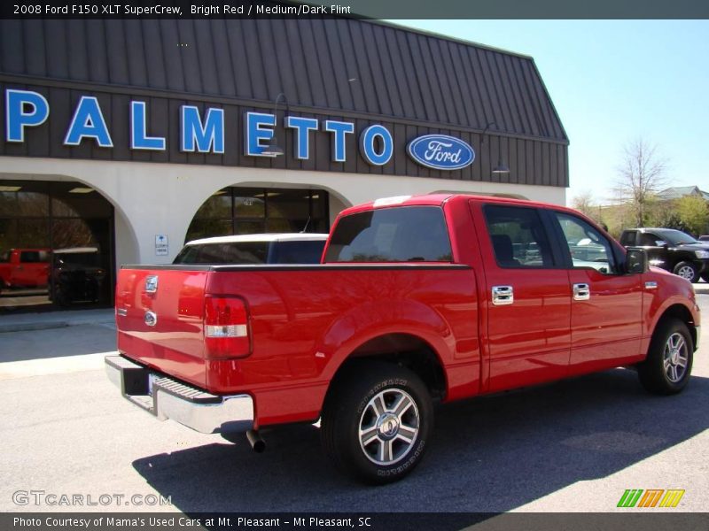 Bright Red / Medium/Dark Flint 2008 Ford F150 XLT SuperCrew