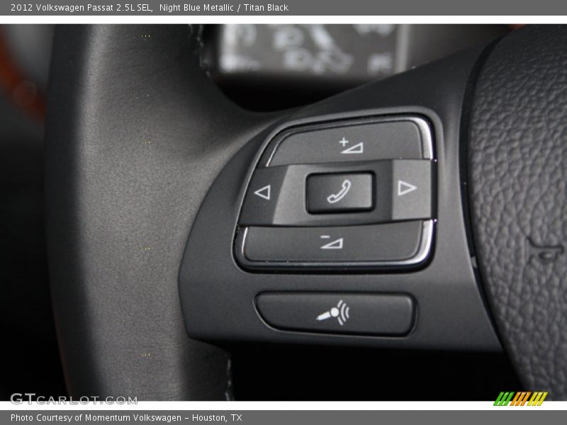 Night Blue Metallic / Titan Black 2012 Volkswagen Passat 2.5L SEL