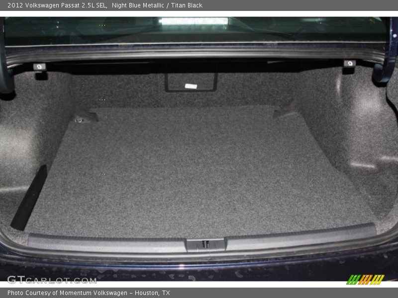 Night Blue Metallic / Titan Black 2012 Volkswagen Passat 2.5L SEL