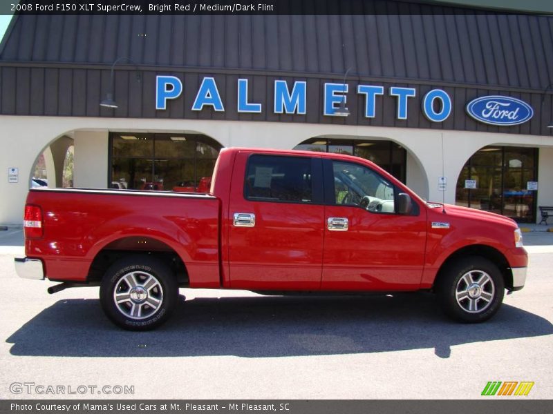 Bright Red / Medium/Dark Flint 2008 Ford F150 XLT SuperCrew