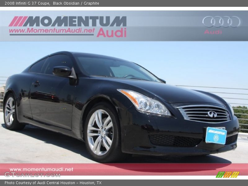 Black Obsidian / Graphite 2008 Infiniti G 37 Coupe