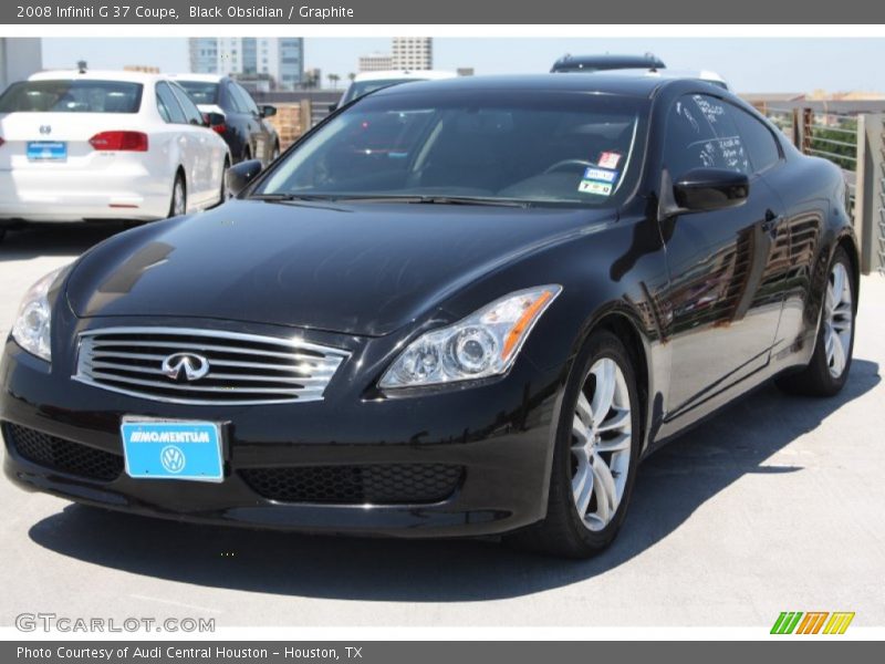 Black Obsidian / Graphite 2008 Infiniti G 37 Coupe