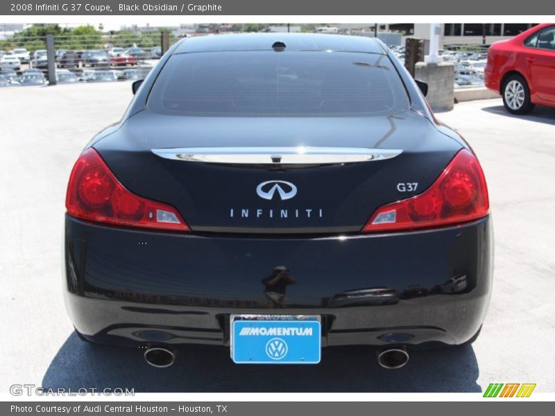 Black Obsidian / Graphite 2008 Infiniti G 37 Coupe