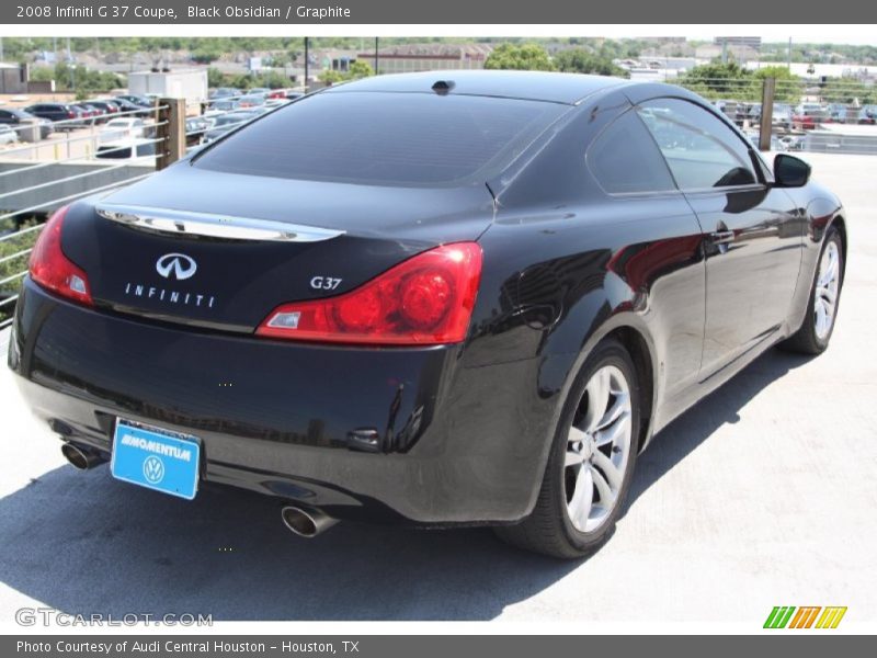 Black Obsidian / Graphite 2008 Infiniti G 37 Coupe