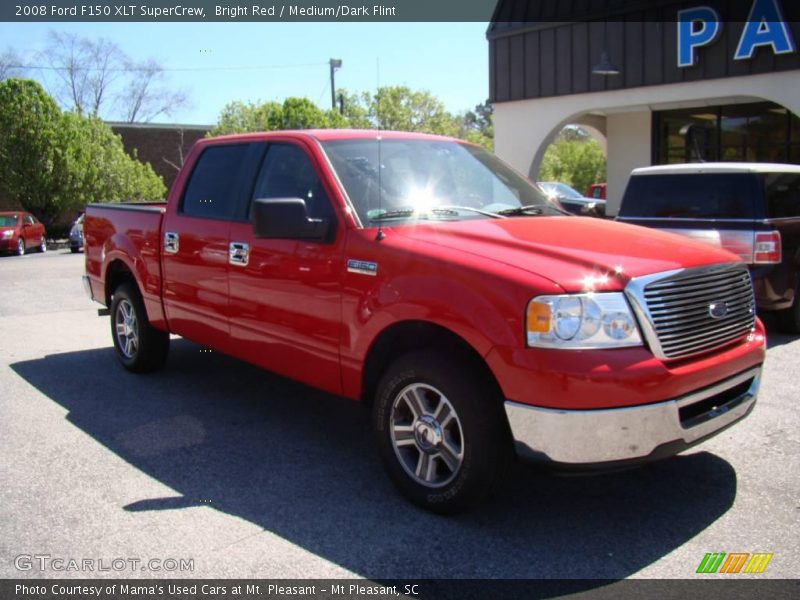 Bright Red / Medium/Dark Flint 2008 Ford F150 XLT SuperCrew