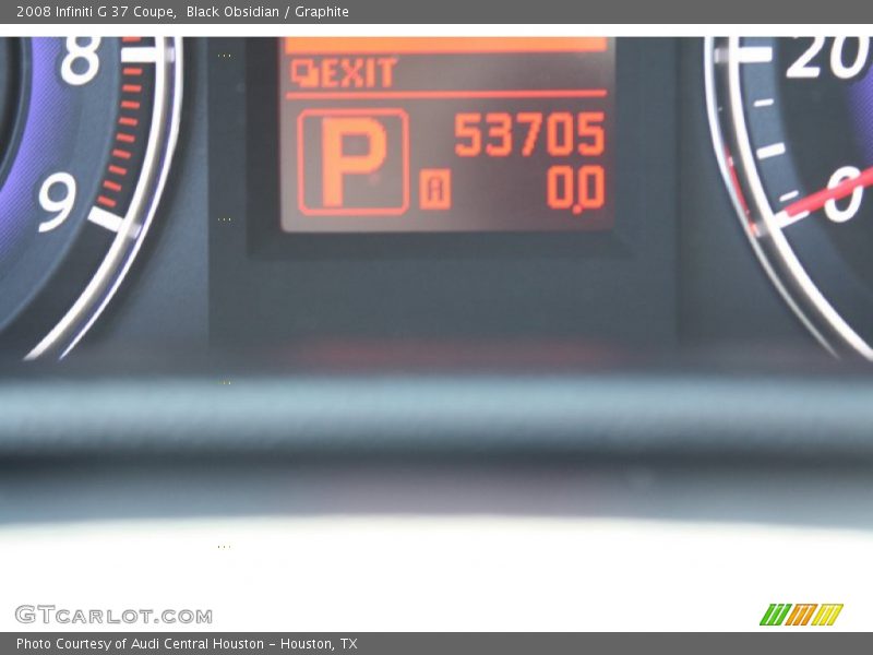 Black Obsidian / Graphite 2008 Infiniti G 37 Coupe